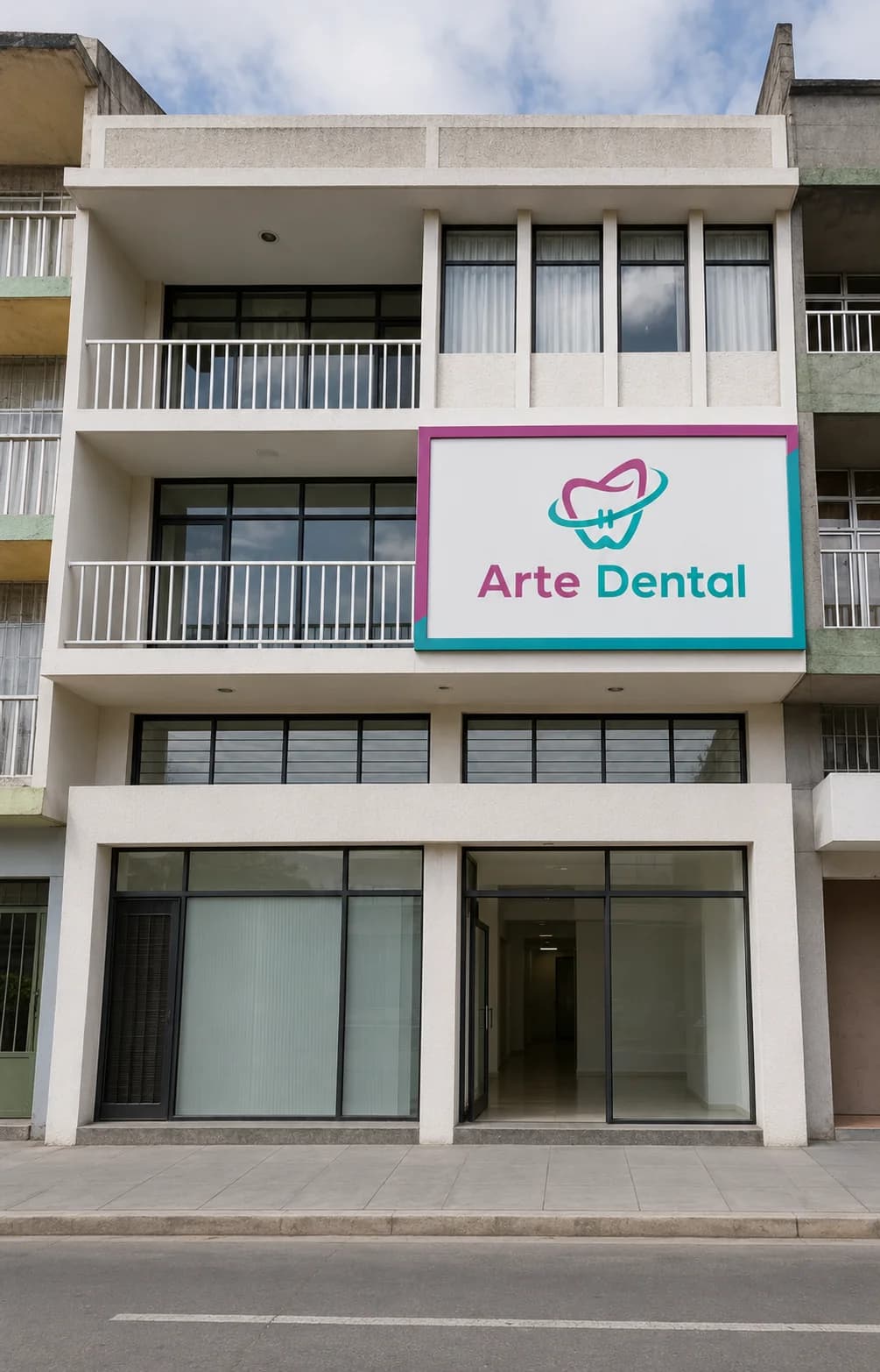 Fachada de Arte Dental en Latacunga
